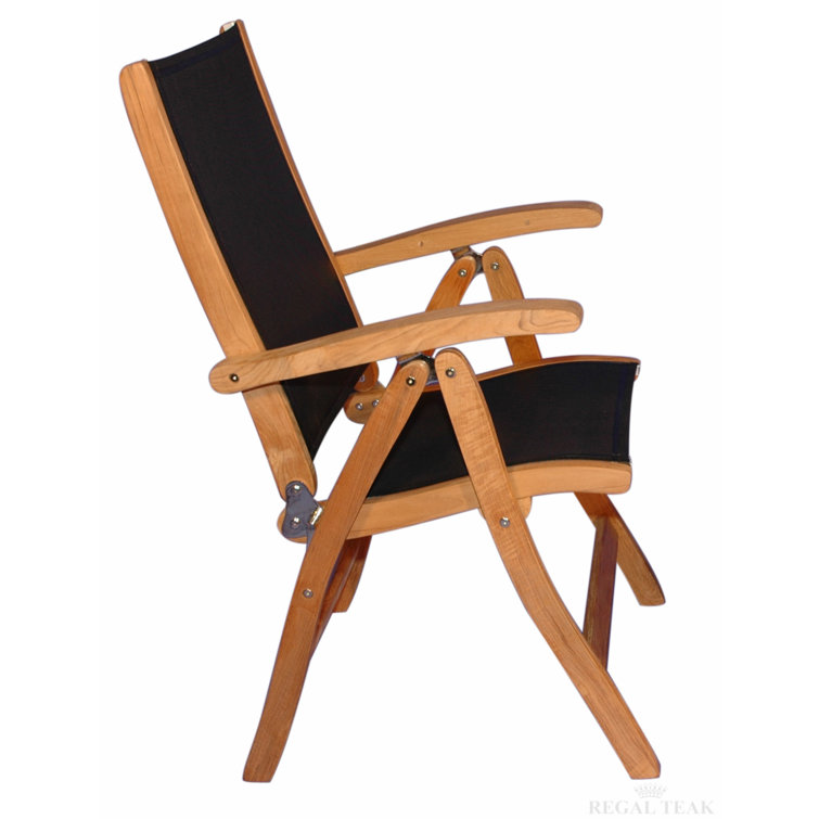 Regal Teak Reclining Beach Chair Wayfair